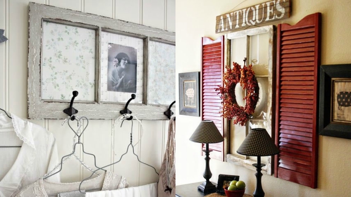 decorate with old windows