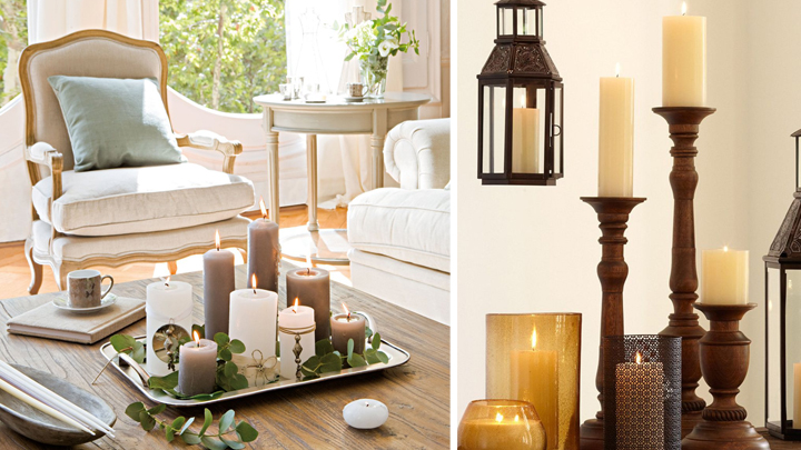 Decorate with candles