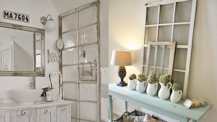 decorate with old windows