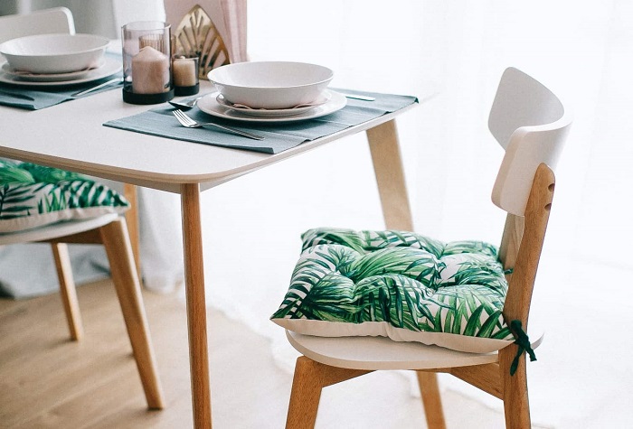 how to clean dining chair cushions