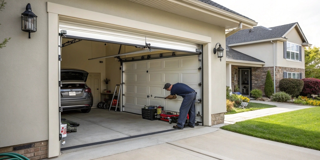 Regular garage door maintenance is key to keeping your door running smoothly, safely, and saving you big money down the line.