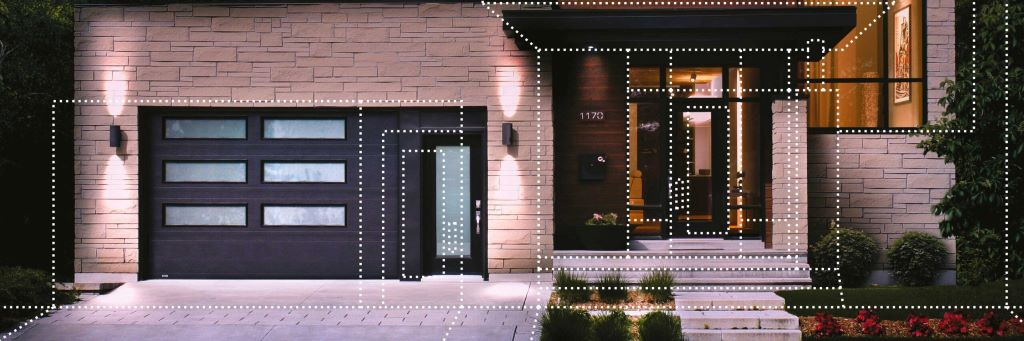 Stylish contemporary garage door trend for UK homes with minimalist and eco-friendly finishes