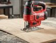 18V cordless jigsaw through curved plywood cut