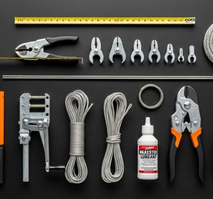 Professional electrician using mule tape to pull wires through conduit