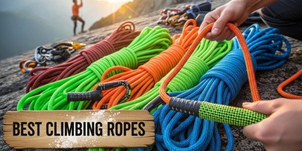 UIAA certified rope label close-up for climbing safety