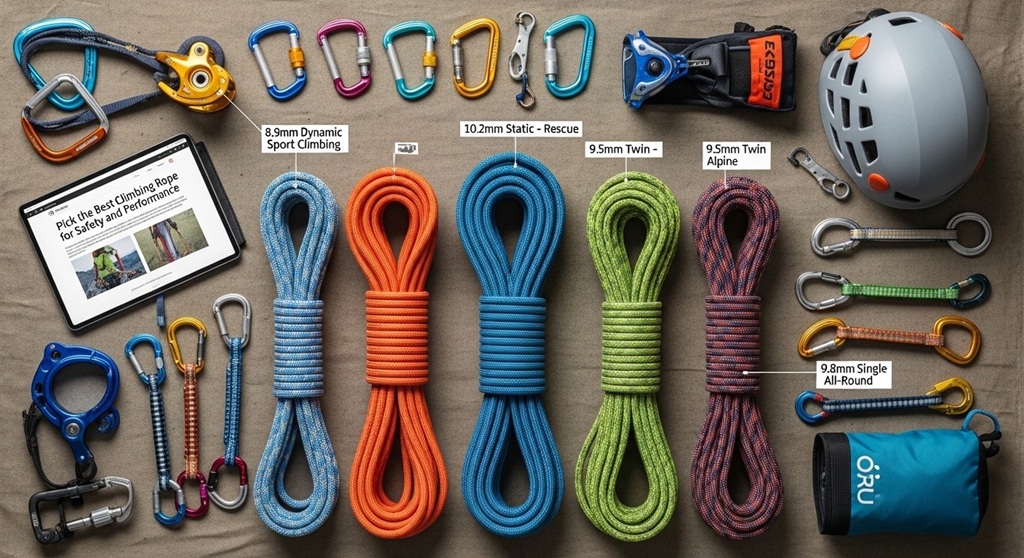 Durable climbing rope sheath construction comparison