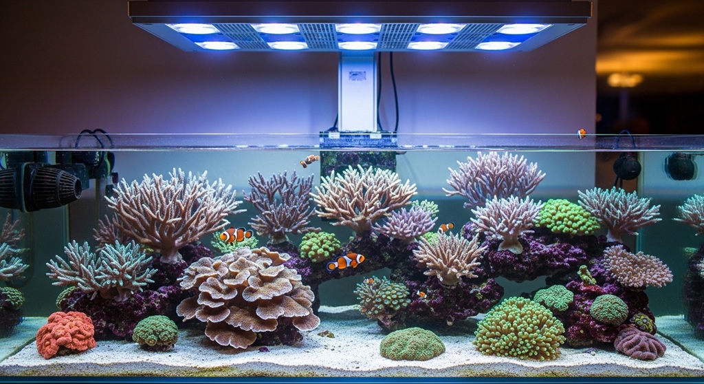 best reef tank lighting setup for coral growth