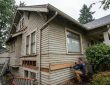 Contractor matching exterior siding on Portland Oregon home