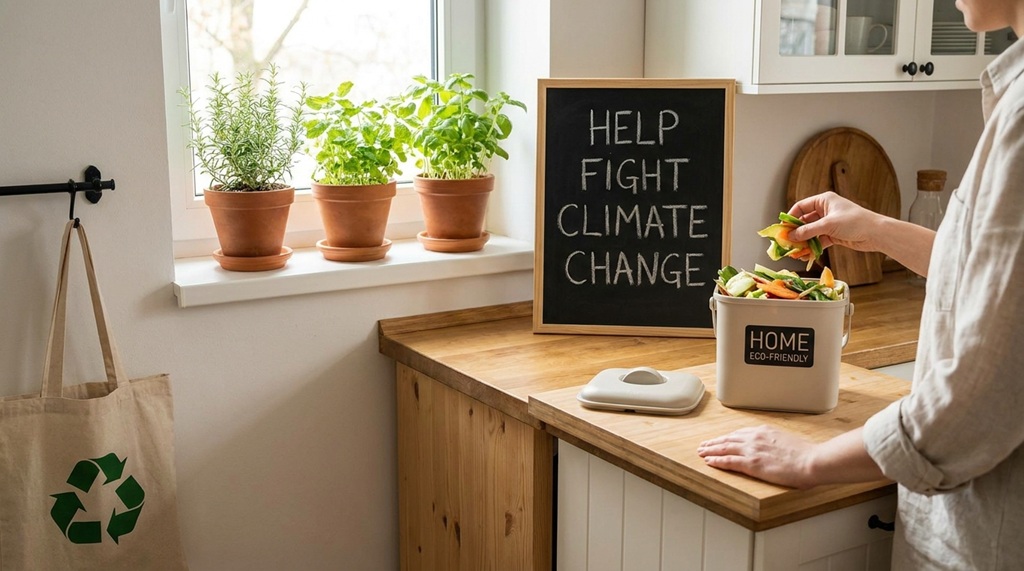 sustainable household upgrades including insulation and smart thermostat
