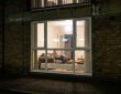 Phoenix home windows with layered privacy shades
