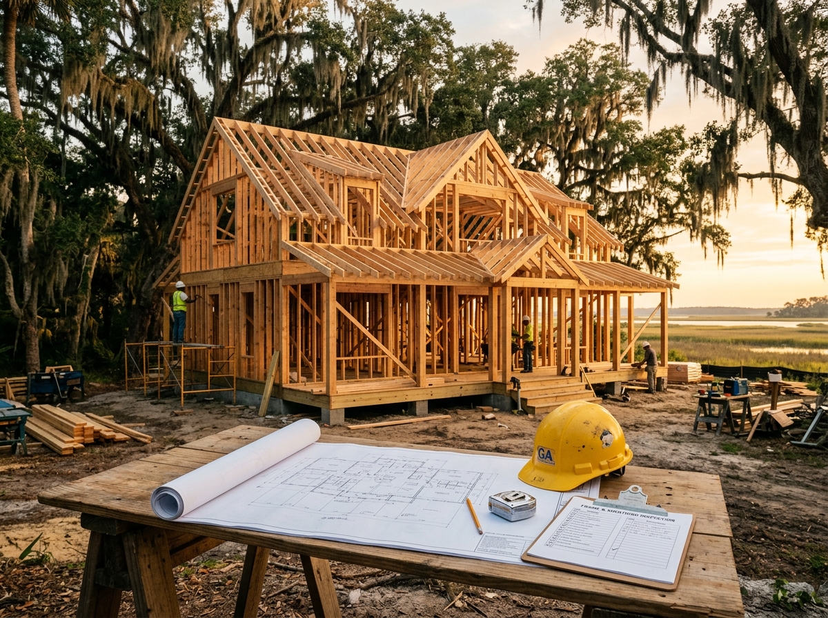 Build with confidence in Brunswick, GA. Get our step-by-step home construction planning checklist, covering daily site routines through the final walkthrough.